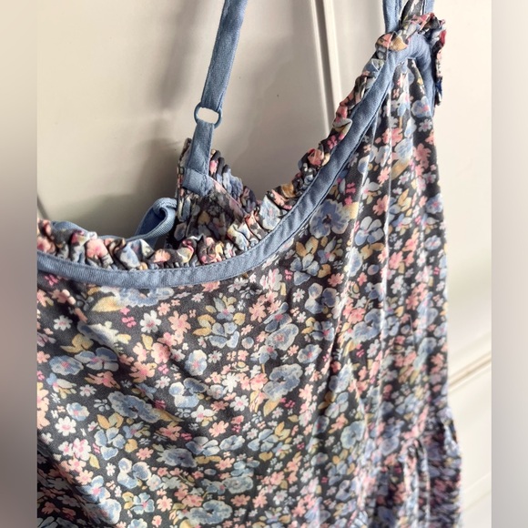NWT American Eagle Outfitters Sun Dress Floral Flowy Ruffle size Large - Picture 6 of 9